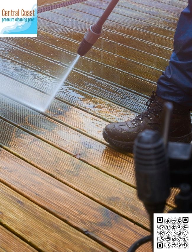 Deck Cleaning for Outdoor Entertainment Areas in The Entrance
